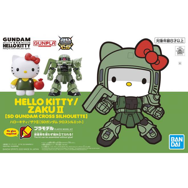 SD Gundam Cross Silhouette Hello Kitty/Zaku II