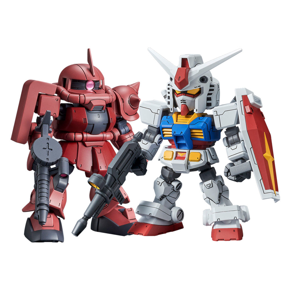 SD Gundam Cross Silhouette RX-78-2 Gundam & MS-06S Char’s Zaku II