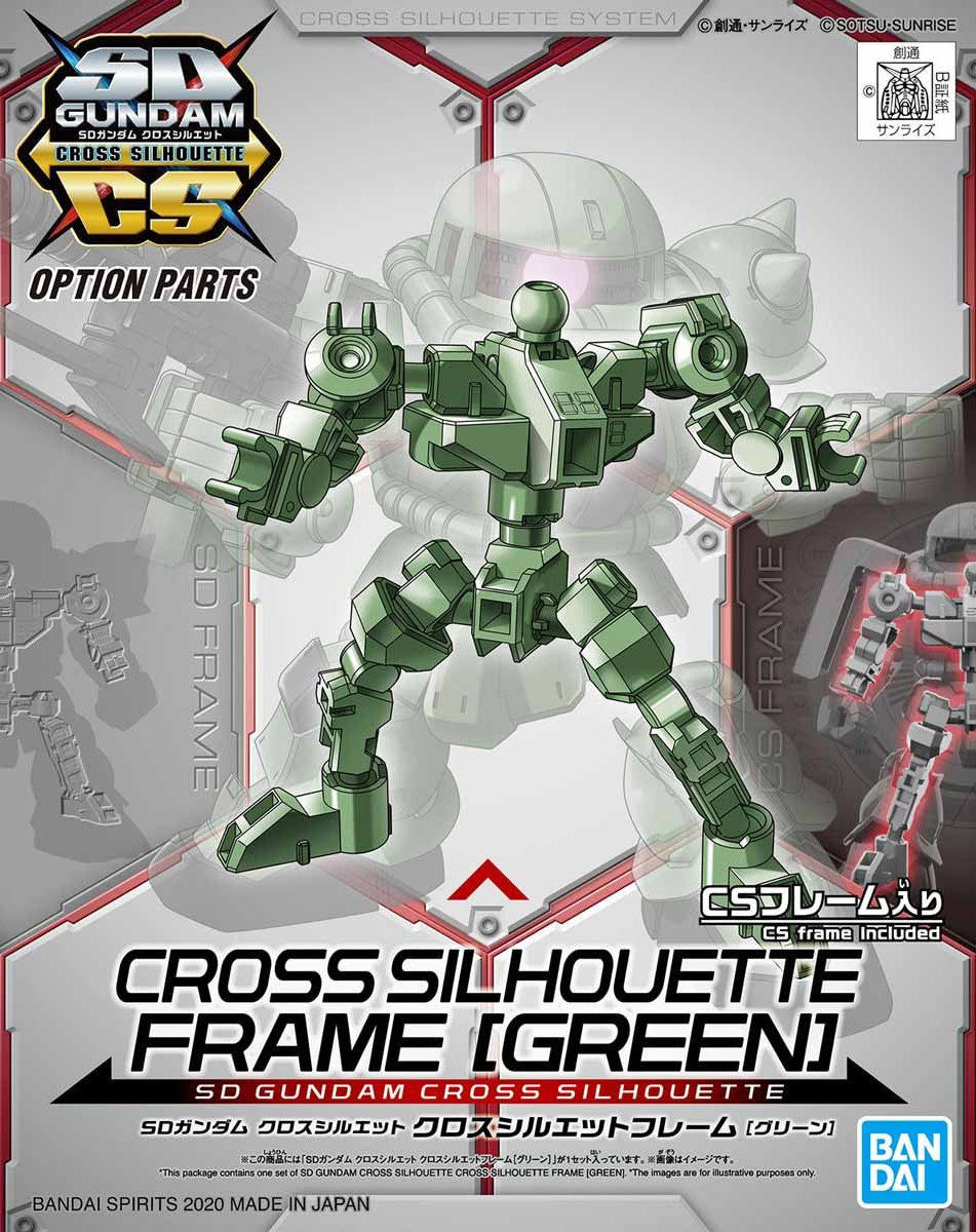 SD Gundam Cross Silhouette - Frame (GRØN) - gundam-store.dk