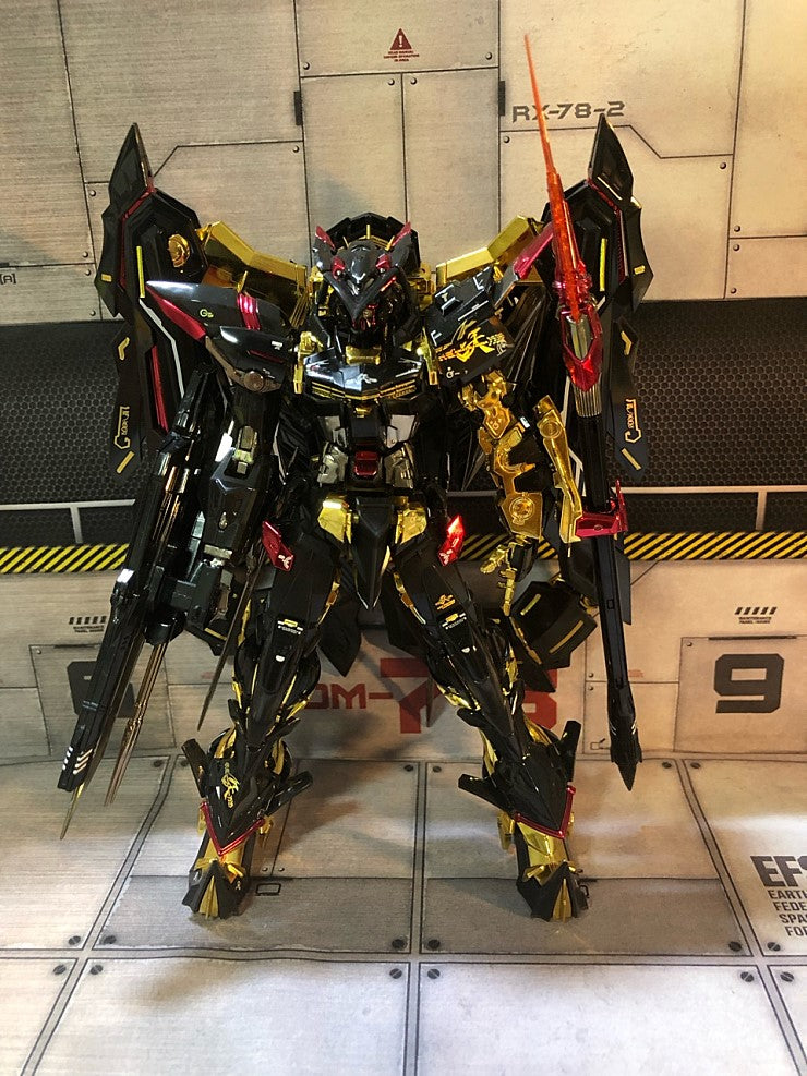 RG ASTRAY GOLD FRAME AMATSU + AMATSU MINA HOLO WATER DECAL - gundam-store.dk