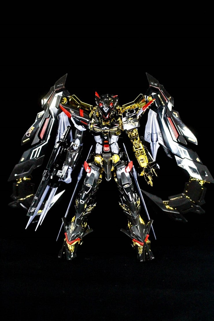 RG ASTRAY GOLD FRAME AMATSU + AMATSU MINA HOLO WATER DECAL - gundam-store.dk