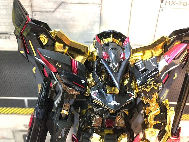 RG ASTRAY GOLD FRAME AMATSU + AMATSU MINA HOLO WATER DECAL - gundam-store.dk