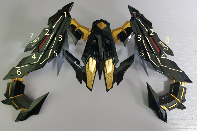 RG ASTRAY GOLD FRAME AMATSU + AMATSU MINA HOLO WATER DECAL - gundam-store.dk