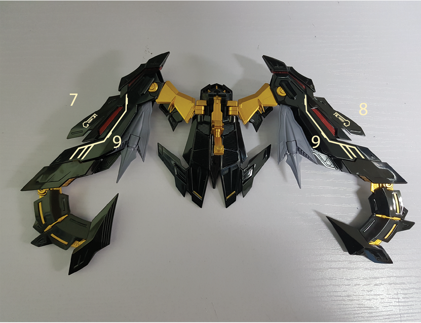 RG ASTRAY GOLD FRAME AMATSU + AMATSU MINA HOLO WATER DECAL - gundam-store.dk