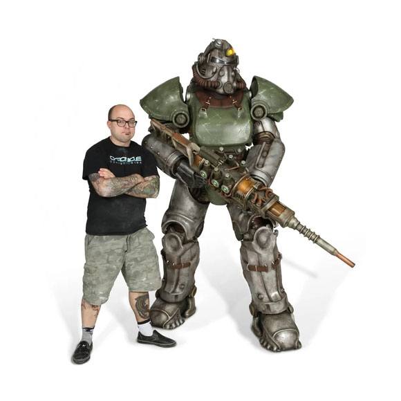 Fallout 4 Life-Size Statue T-51b Power Armor 213 cm