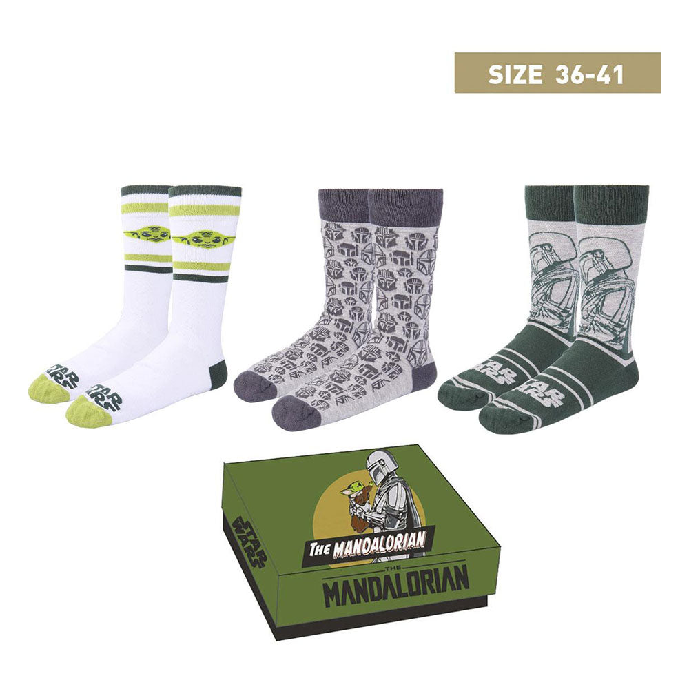 Star Wars: The Mandalorian Socks 3-Pack Mandalorian 36-41