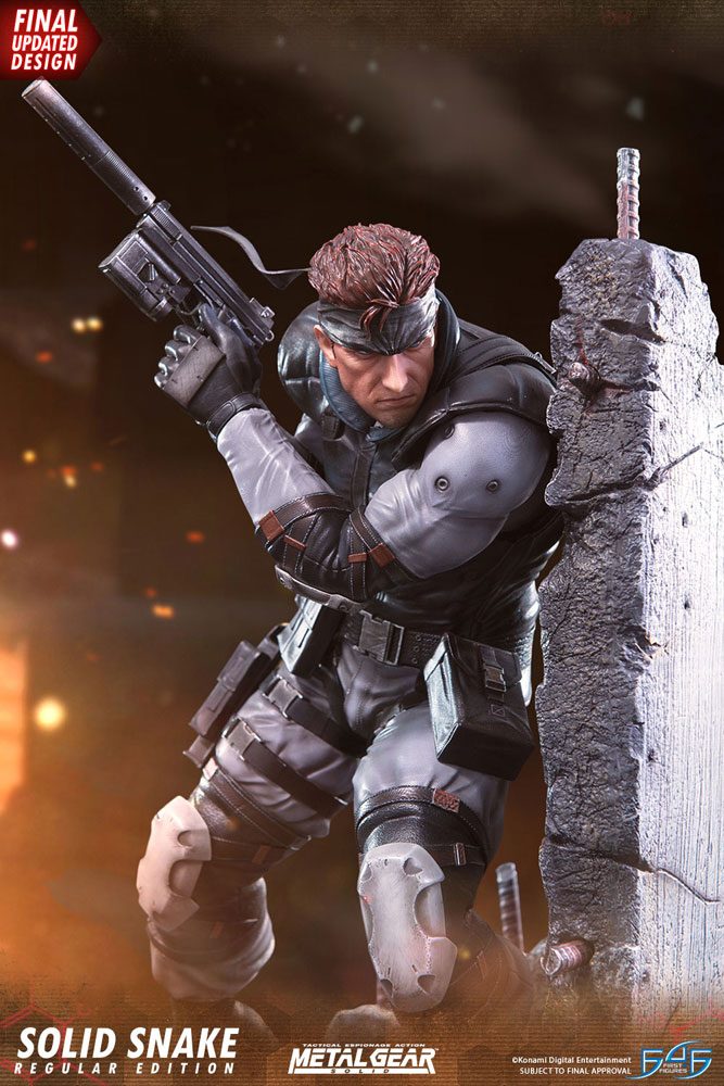 Metal Gear Solid Statue Solid Snake 44 cm