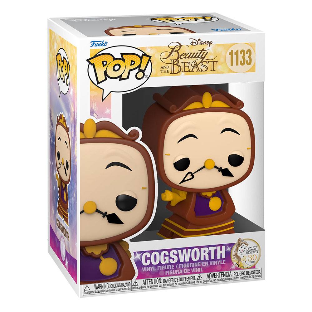 Beauty and the Beast POP! Movies Vinyl Figure Cogsworth 9 cm