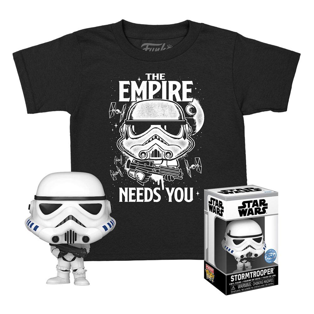 Star Wars POP! & Tee Box Stormtrooper (KD) Size L