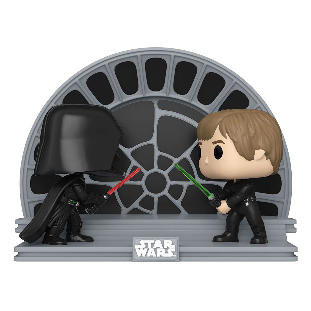 POP-Moment zum 40-jährigen Jubiläum von Star Wars: Die Rückkehr der Jedi-Ritter! Vinylfiguren 2er-Pack Luke vs Vader 9 cm