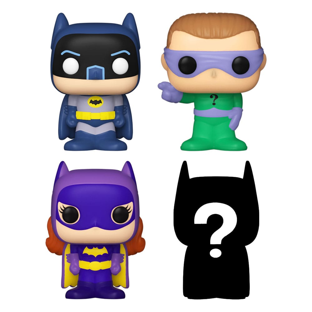 DC Bitty POP! Vinyl Figure 4-Pack Batman Adam West 2,5 cm