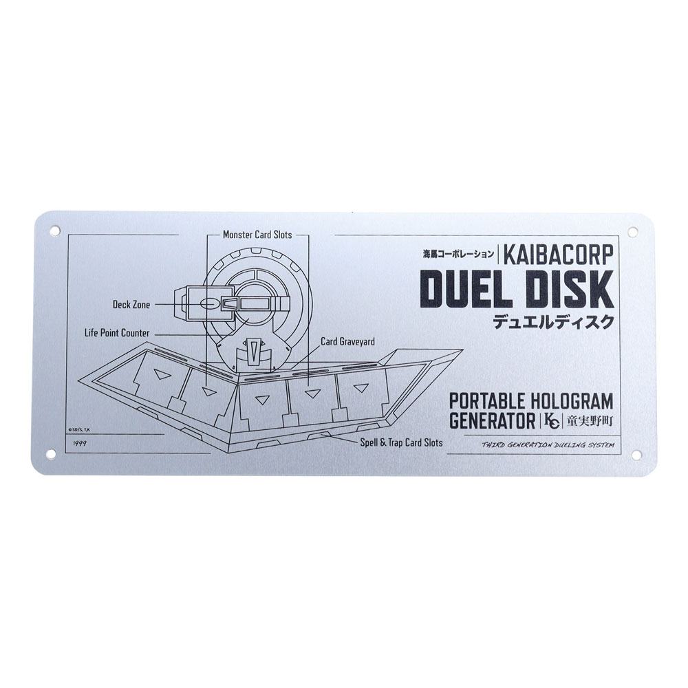 Yu-Gi-Oh! Tin Sign Duel Disk Schematic