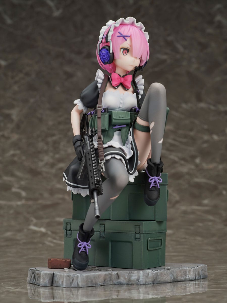 Re:Zero Starting Life in Another World PVC Statue 1/7 Ram Military Ver. 20 cm