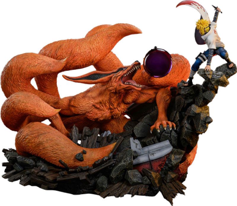 Naruto Shippuden Statue 1/8 Battle of Destiny Namikaze Minato vs Kurama 59 cm