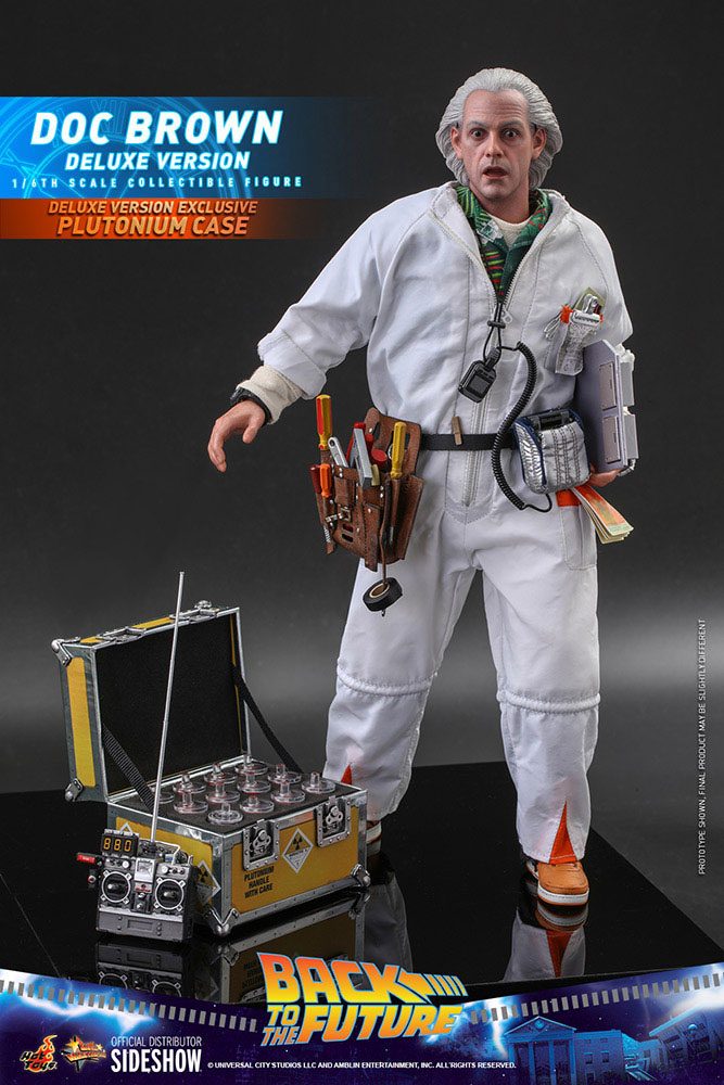 Back To The Future Movie Masterpiece Action Figure 1/6 Doc Brown (Deluxe Version) 30 cm