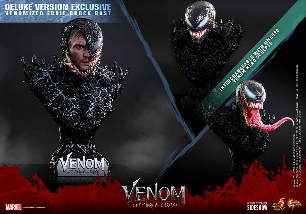 Venom: Let There Be Carnage Movie Masterpiece Series PVC Action Figure 1/6 Carnage Deluxe Ver. 43 cm