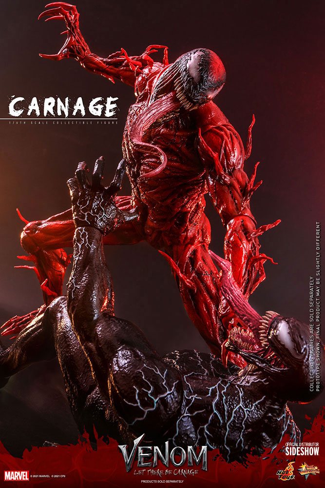 Venom: Let There Be Carnage Movie Masterpiece Series PVC Action Figure 1/6 Carnage 43 cm