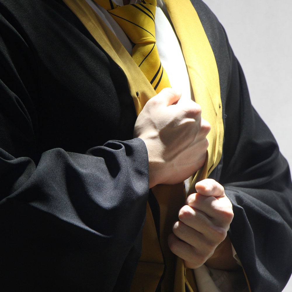 Harry Potter Zauberer Robe Umhang Hufflepuff Größe M