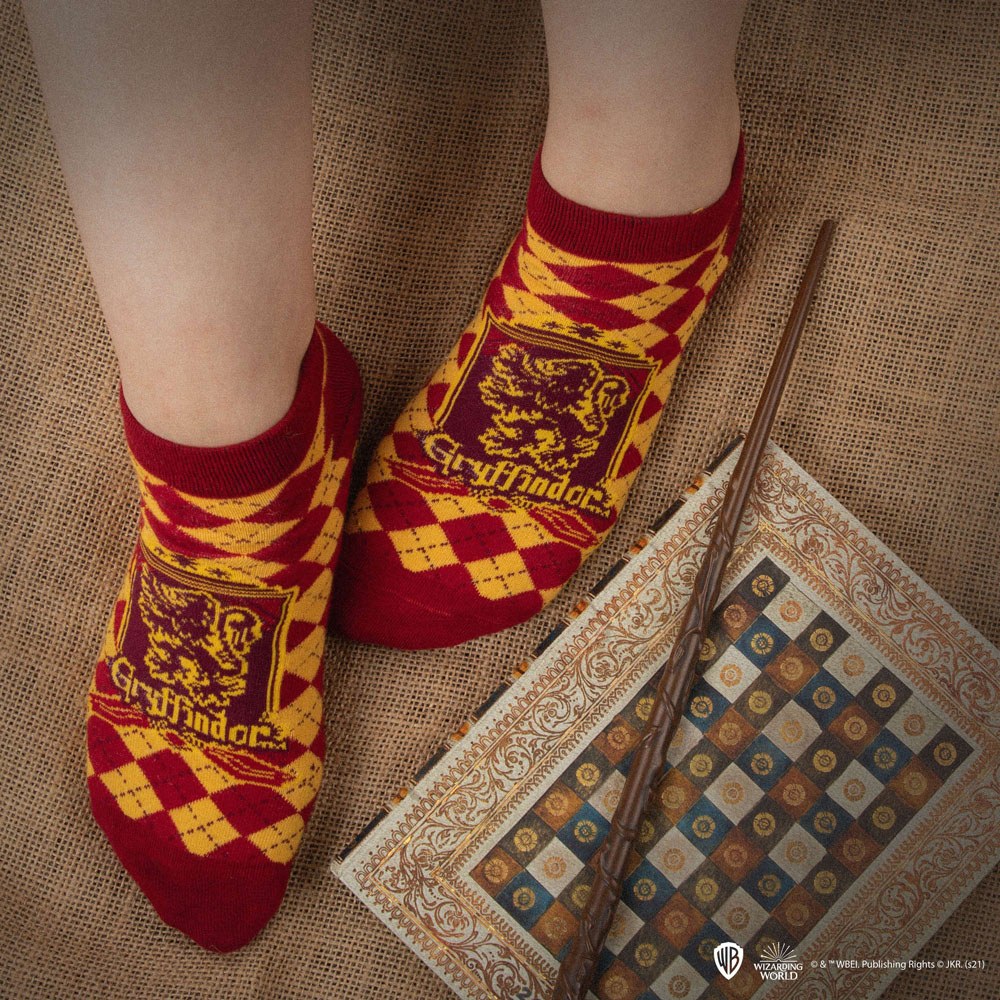 Harry Potter Ankle Socks 3-Pack Gryffindor