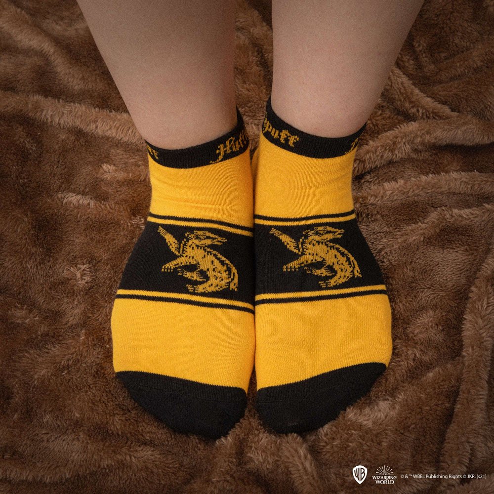 Harry Potter Ankle Socks 3-Pack Hufflepuff