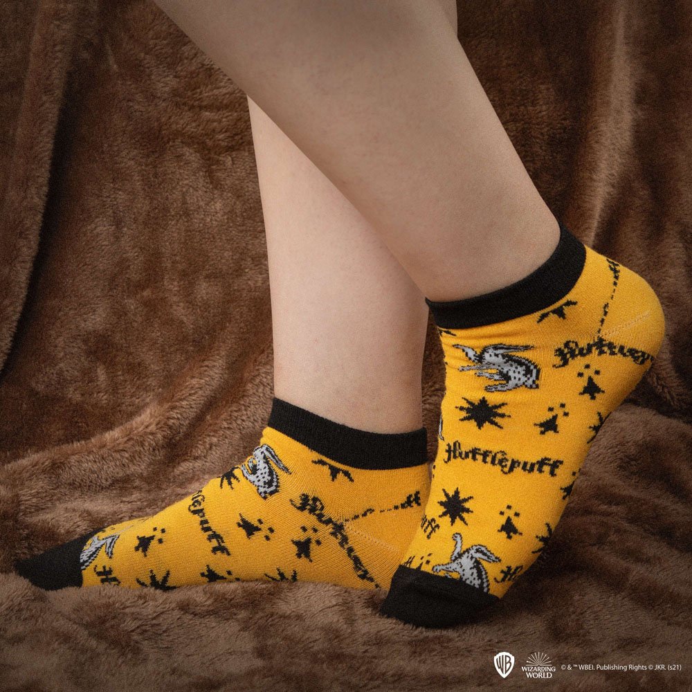 Harry Potter Ankle Socks 3-Pack Hufflepuff