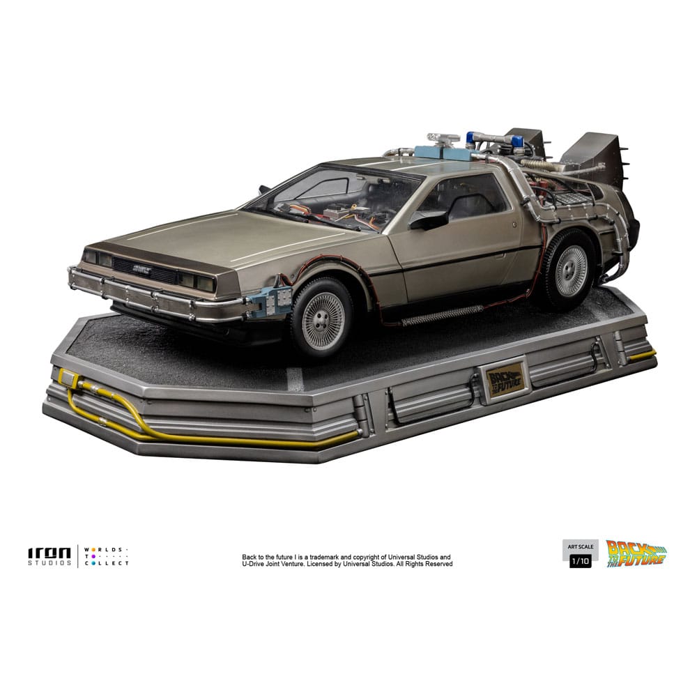 Zurück in die Zukunft Art Scale Statue 1/10 DeLorean 23 cm