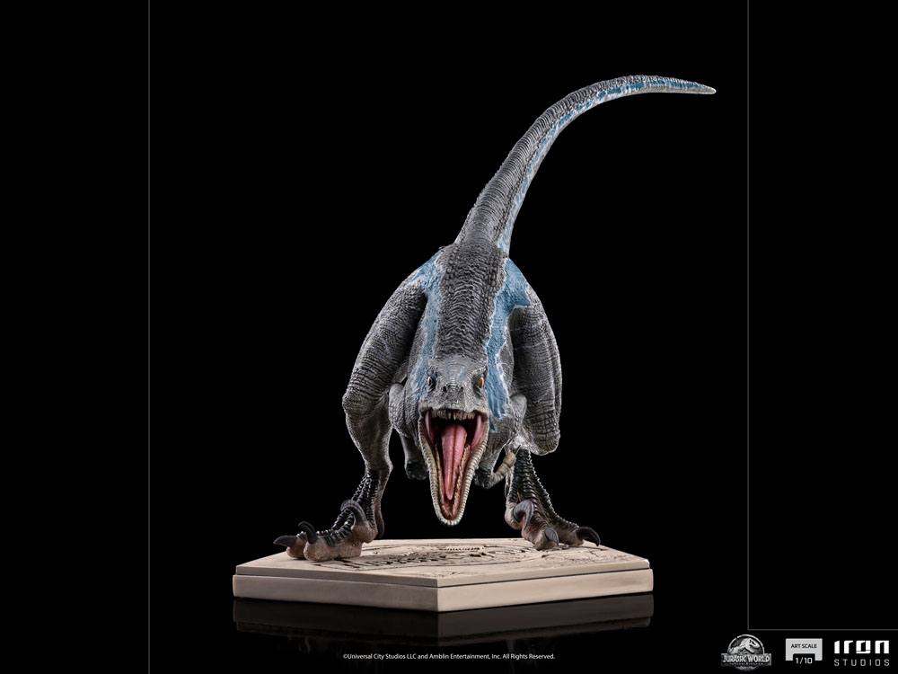 Jurassic World Fallen Kingdom Art Scale Statue 1/10 Blue 19 cm