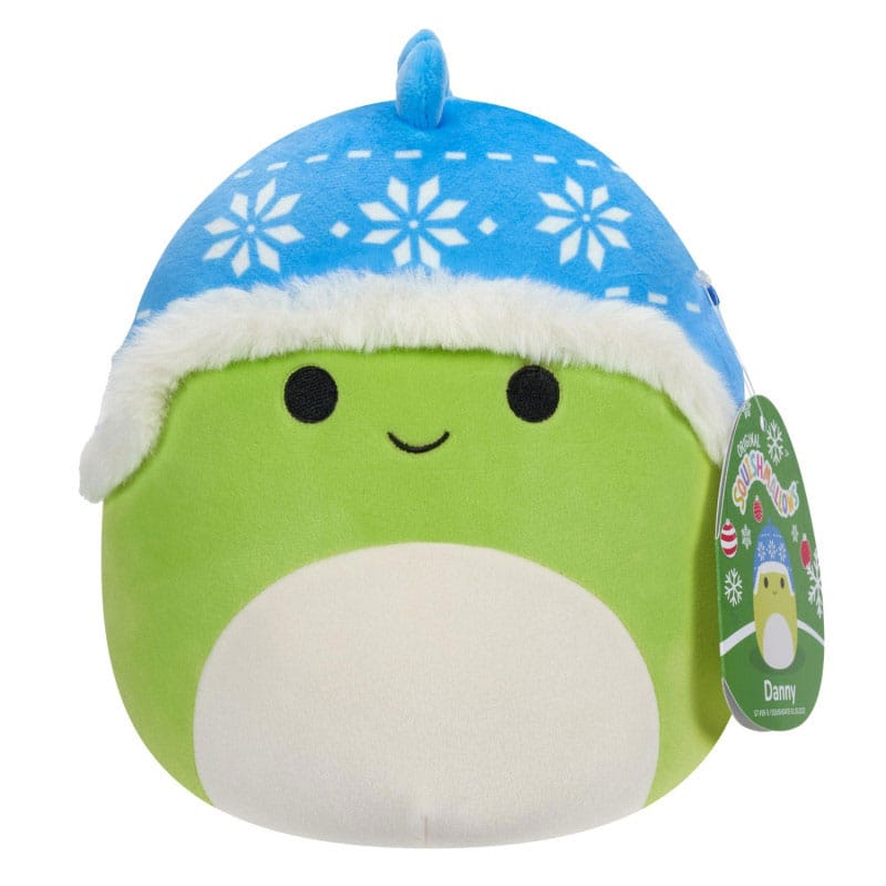 Squishmallows Plush Figure Christmas Danny the Dinosaur 12 cm