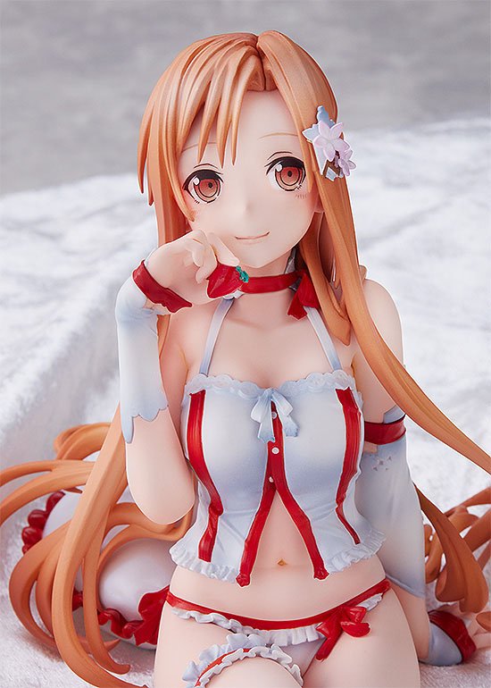 Sword Art Online PVC Statue 1/7 Asuna Negligee Ver. KADOKAWA Special Set 15 cm