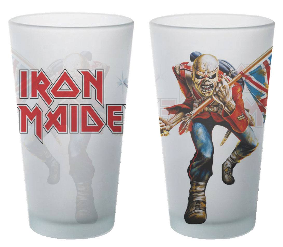 Iron Maiden Pint Glass The Trooper