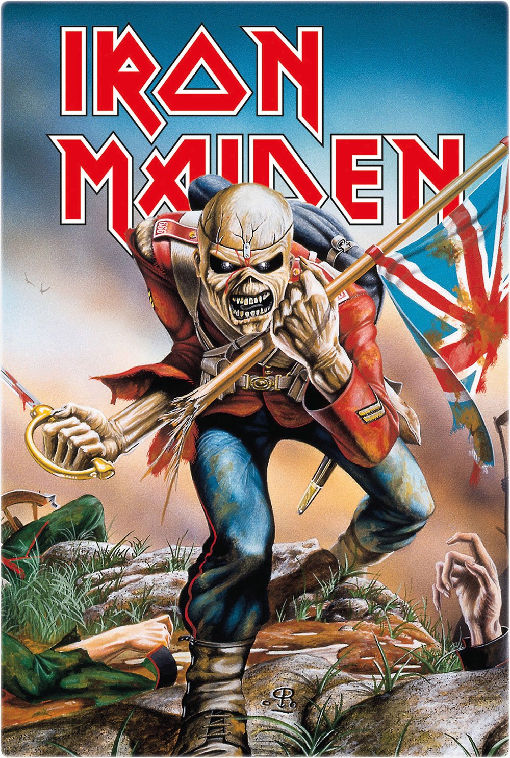 Iron Maiden Tin Sign Trooper 20 x 30 cm