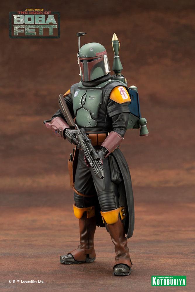 Star Wars: The Book of Boba Fett ARTFX+ PVC Statue 1/10 Boba Fett White Armor Ver. 18 cm