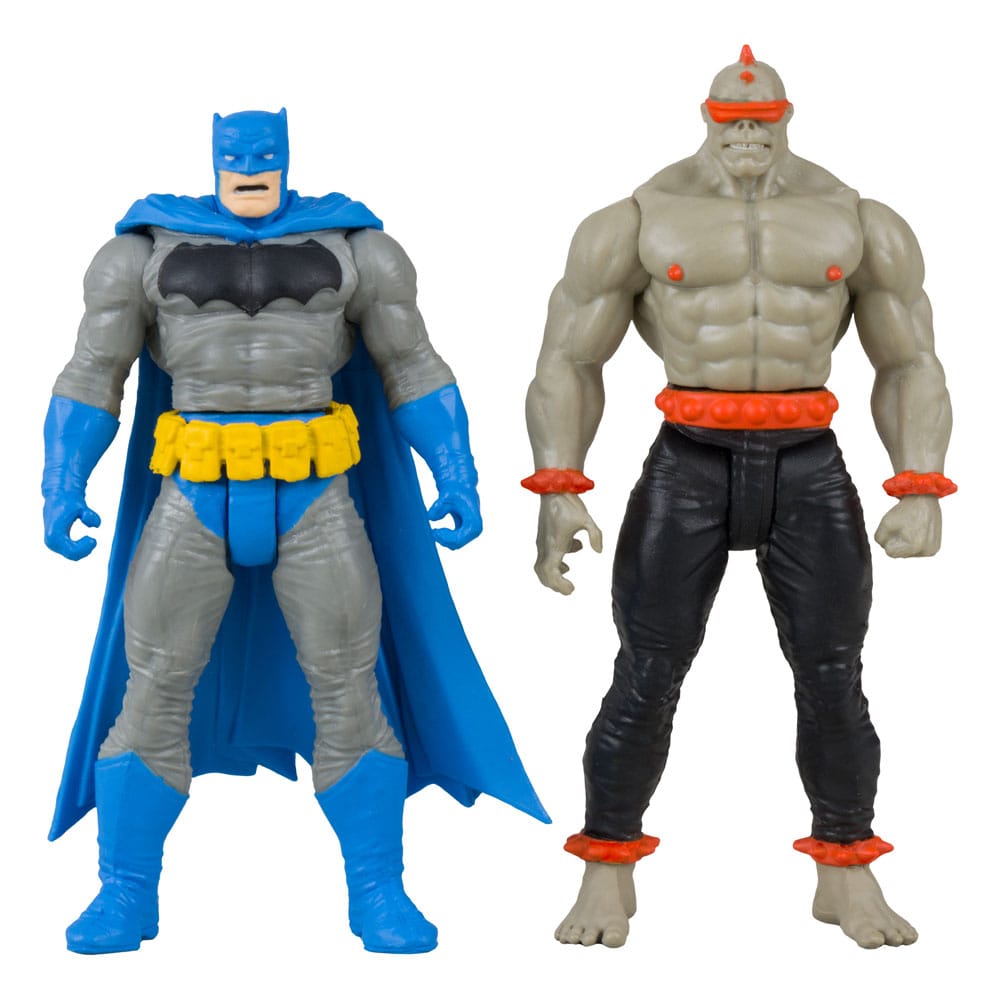 DC Direct Gaming Action Figures Batman (Blue) & Mutant Leader (Dark Knight Returns #1) 8 cm