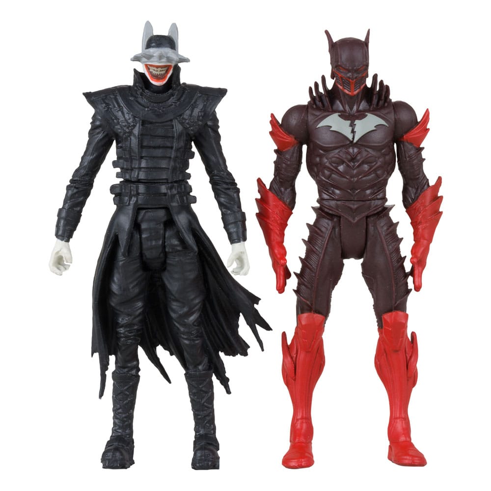 DC Direct Gaming Action Figures Batman Who Laughs & Red Death (Dark Nights Metal #1) 8 cm