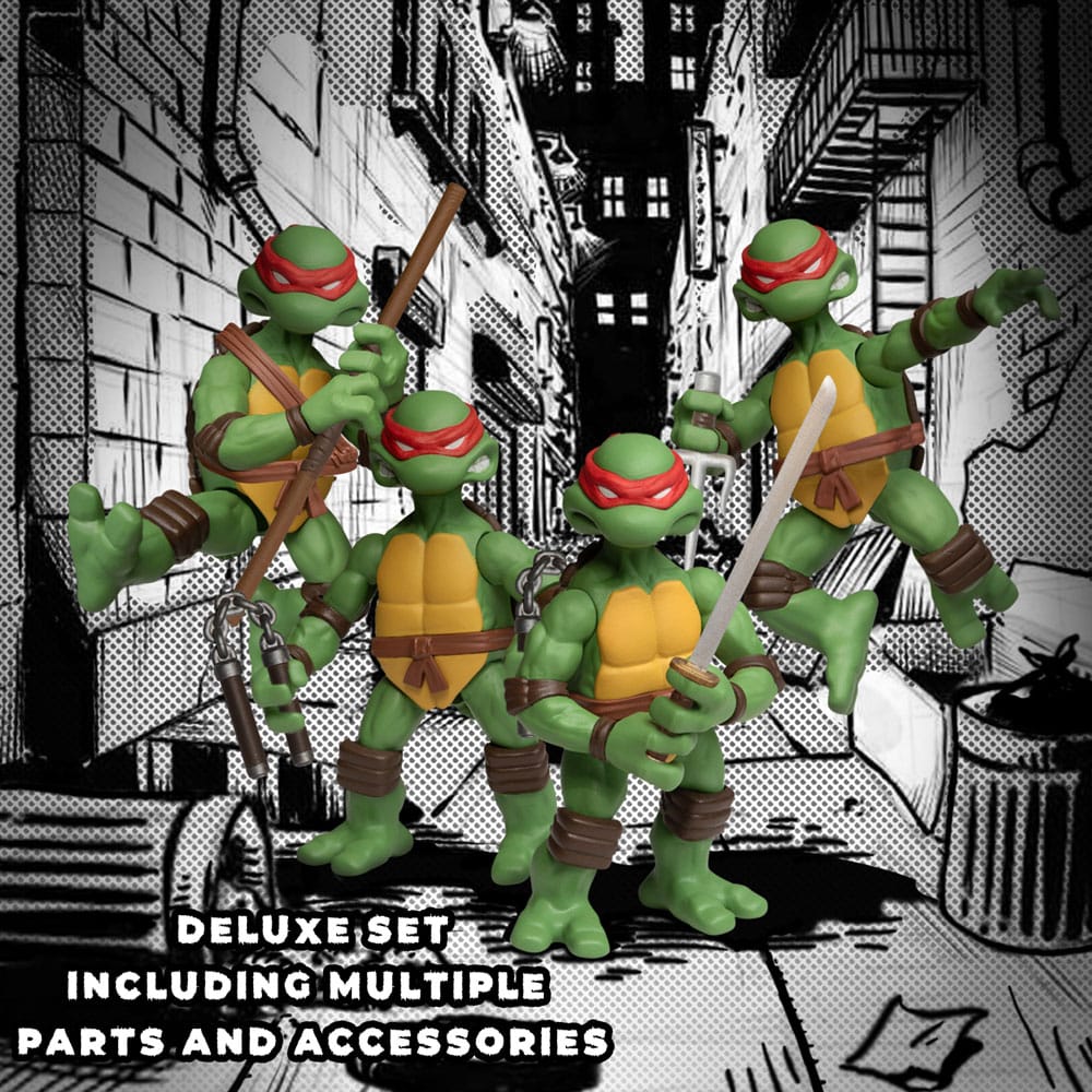 Teenage Mutant Ninja Turtles Action Figures Teenage Mutant Ninja Turtles Deluxe Set 8 cm