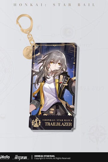 Honkai: Star Rail Character Acrylic Keychain Trailblazer (Female) 9 cm