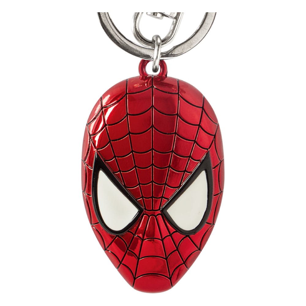 Marvel Metal Keychain Spider-Man Head