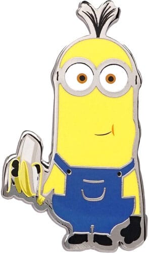 Minion More Than a Minion Pin Badge Kevin Eating Banana