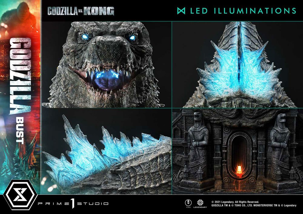 Godzilla vs Kong Bust Godzilla Bonus Version 75 cm