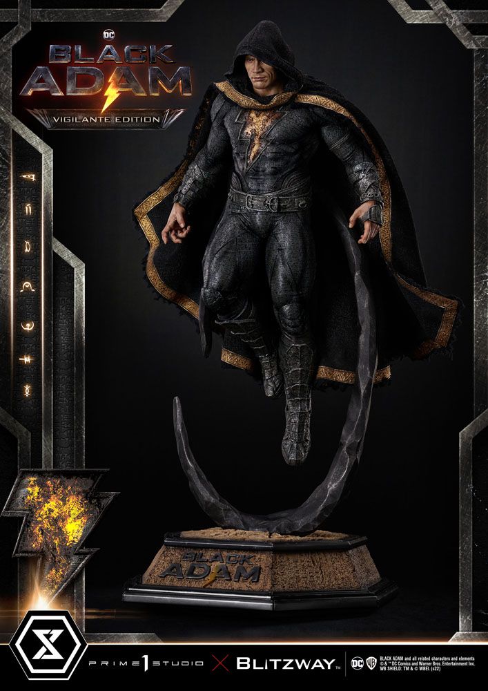 Black Adam Museum Masterline Statue 1/3 Black Adam Vigilante Edition 96 cm