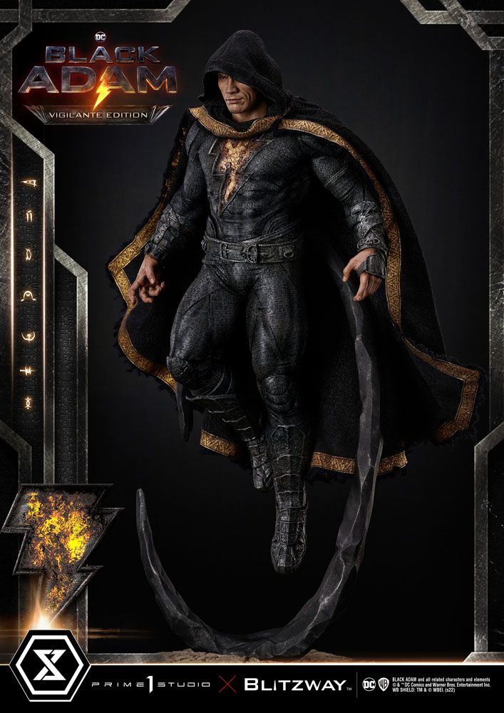 Black Adam Museum Masterline Statue 1/3 Black Adam Vigilante Edition 96 cm