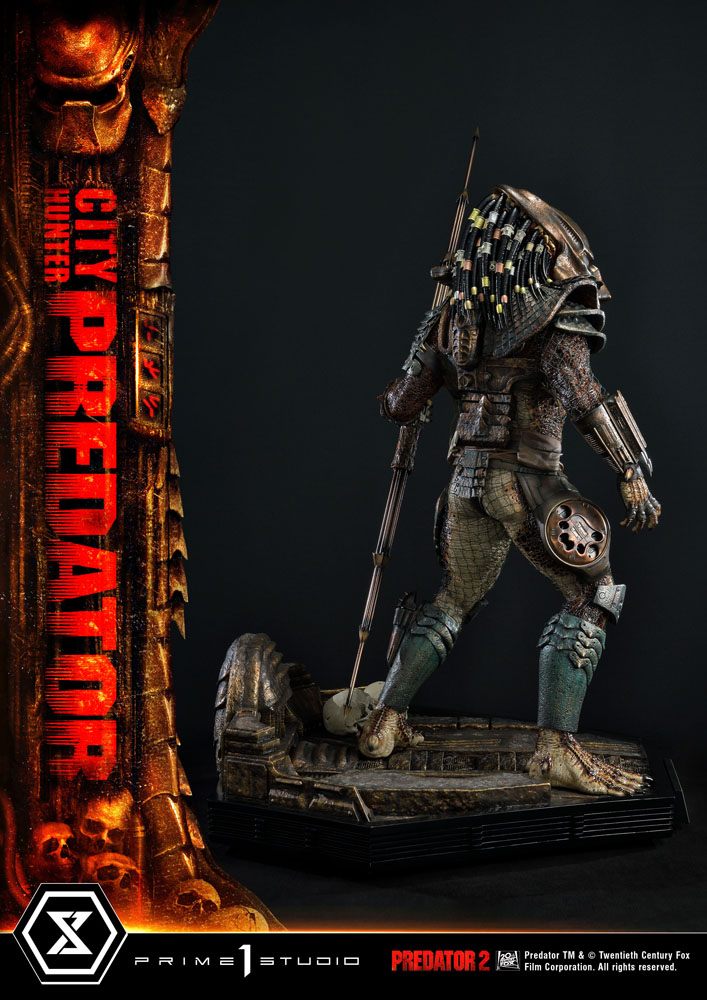 Predator 2 Museum Masterline Statue 1/3 City Hunter Predator 105 cm