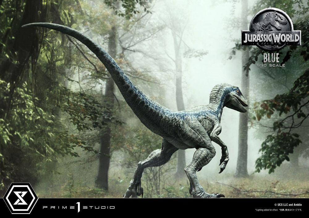 Jurassic World: Fallen Kingdom Prime Collectibles Statue 1/10 Blue (Open Mouth Version) 17 cm