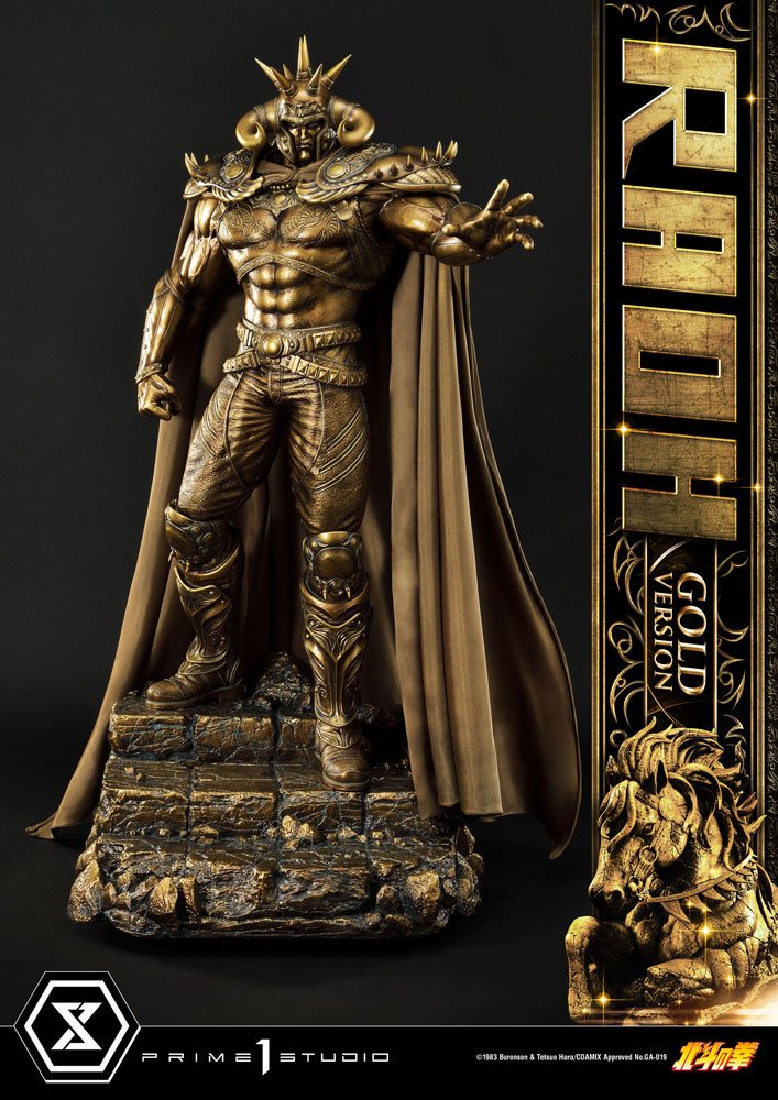 Fist of the North Star Statue 1/4 Raoh Gold Version 78 cm