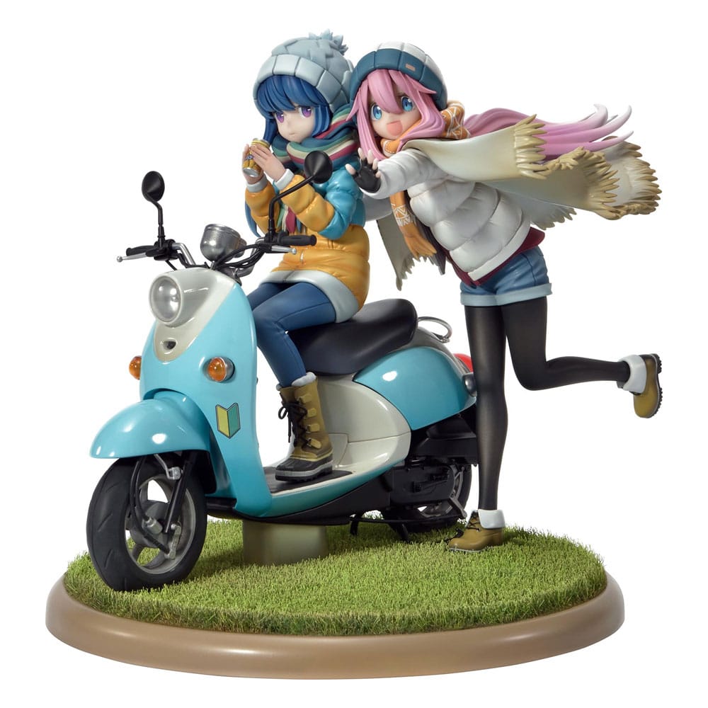 Laid-Back Camp Prisma Wing PVC Statue 1/7 Nadeshiko Kagamihara & Rin Shima 24 cm