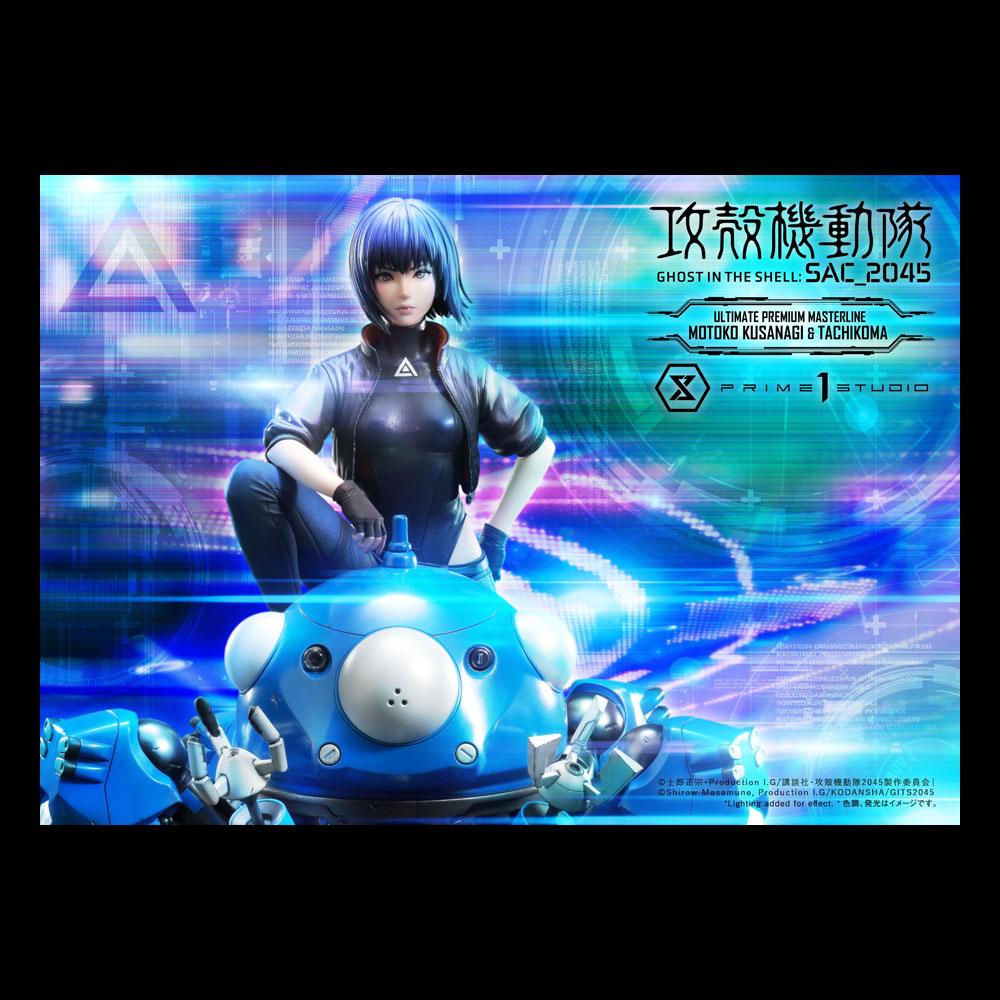 Ghost in the Shell: SAC_2045 Statue 1/4 Motoko Kusanagi and Tachikoma (Bonus Version) 50 cm