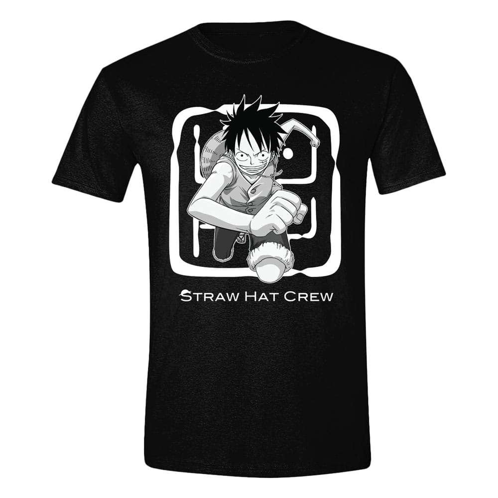 One Piece T-Shirt Luffy Jumping Size XXL