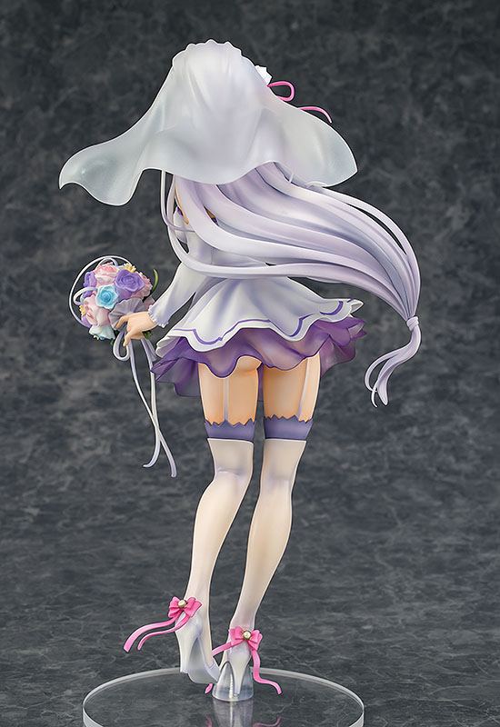 Re:ZERO -Starting Life in Another World- PVC Statue 1/7 Emilia Wedding Ver. 25 cm