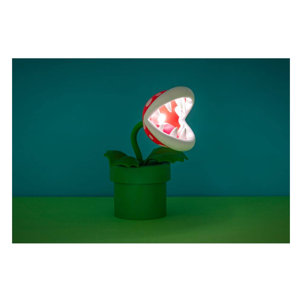 Super Mario Posable Lamp Mario Mini Piranha Plant