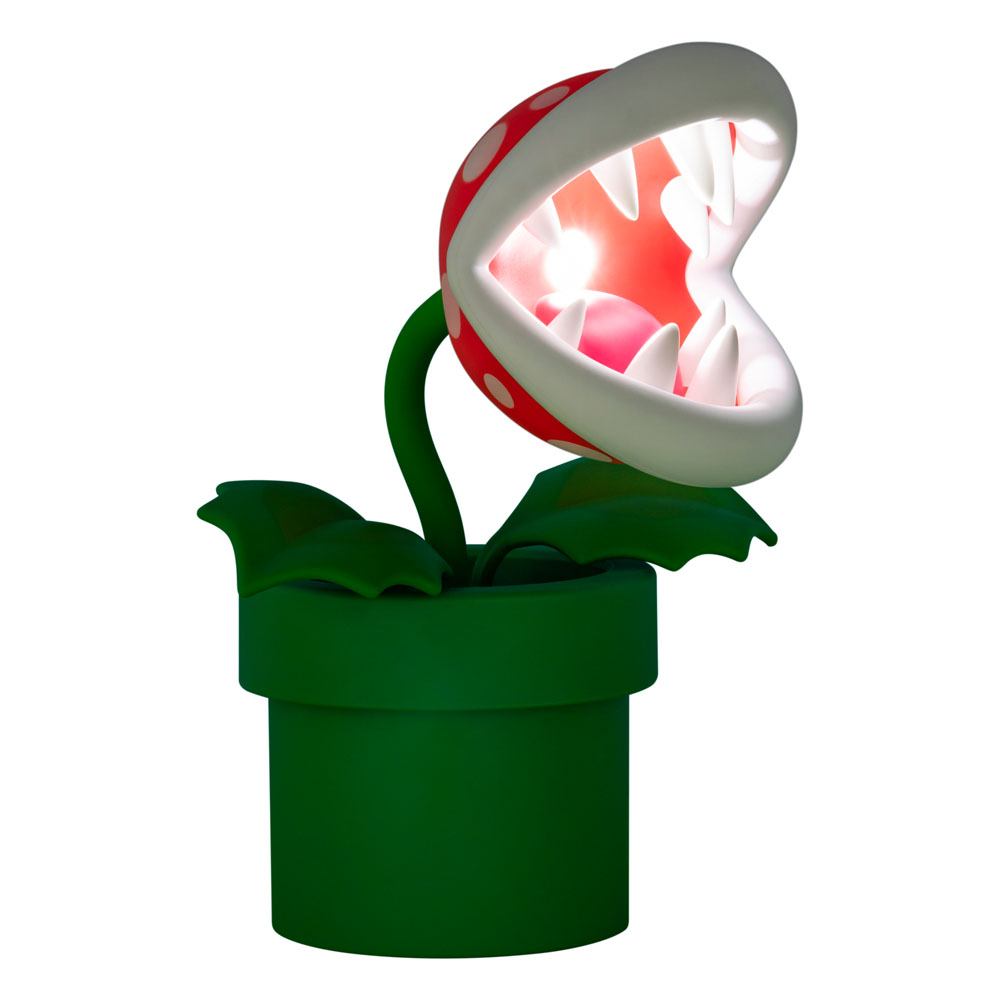 Super Mario Posable Lamp Mario Mini Piranha Plant